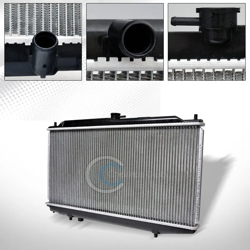 Classic-Model Aluminum Radiator For 1988–1991 Honda Civic & Crx (1.5L/1.6L L4) – At/Mt Compatible 1
