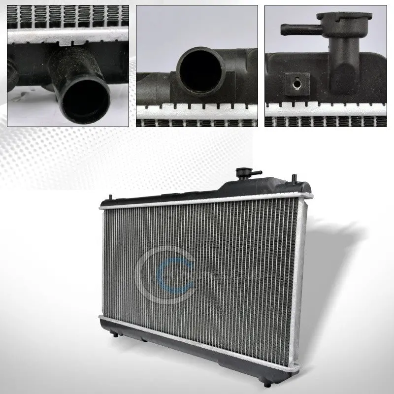 Compact Aluminum Radiator For 1998–2000 Toyota Rav4 2.0L 4-Cylinder — Manual Or Automatic Transmission Compatible 1