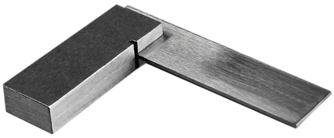 Compact Machinist’S Steel Square – 3-Inch 1