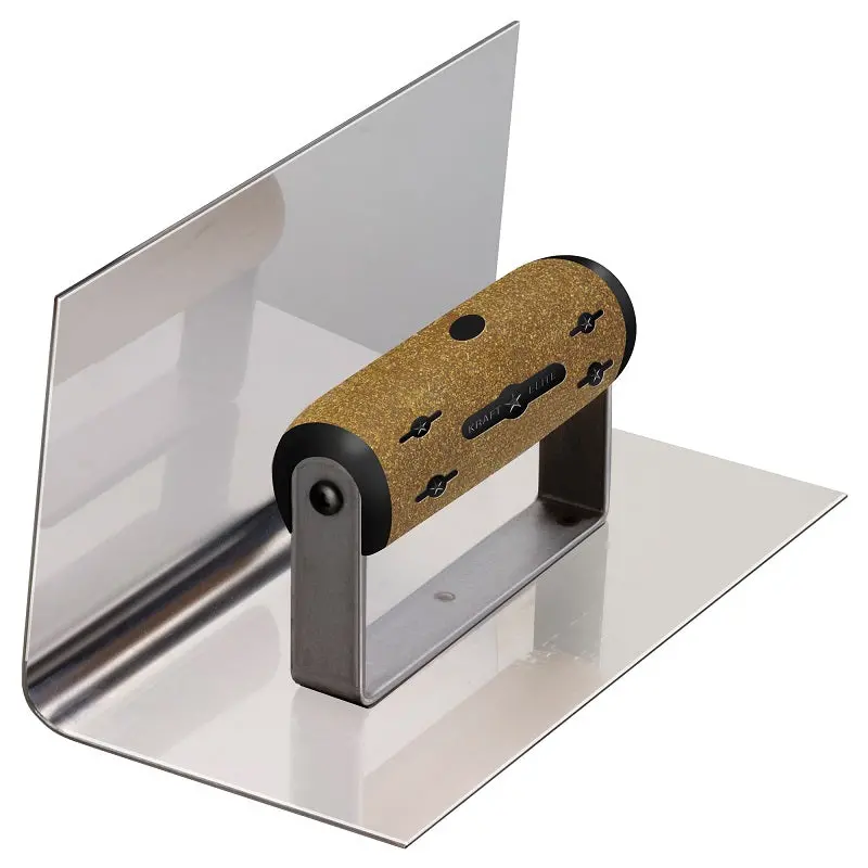Cork-Handled Step Finishing Tool – 8" X 4" X 1/2" Radius (Cfe177K & Cfe178K) 1