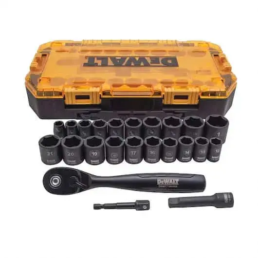 Dewalt 23-Piece 3/8-Inch Drive Impact Socket Set 1