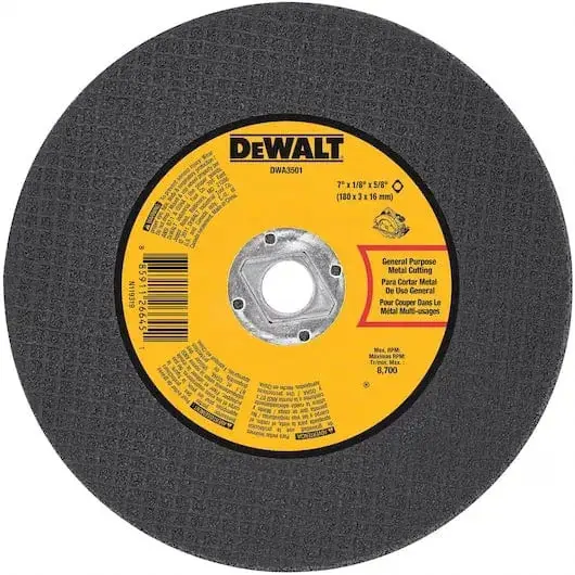 Dewalt 4" Metal Cut-Off Wheel – .045" Thick, 5/8" Arbor 1