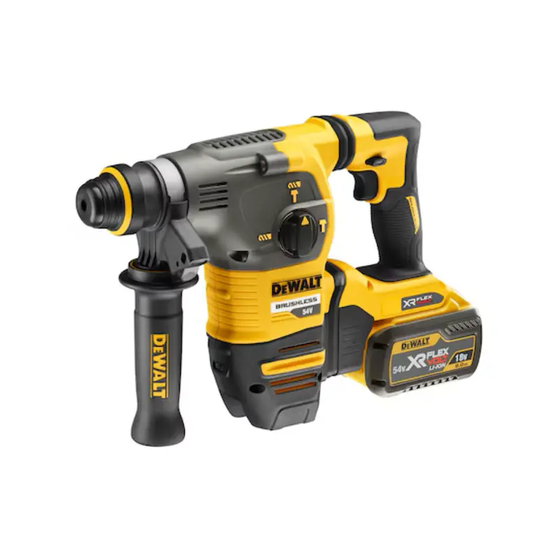 Dewalt Dch333X2-Gb 54V Flexvolt Sds-Plus Hammer Drill – 30Mm Capacity, Includes 2×9Ah Batteries, Charger & Tstak Case 1
