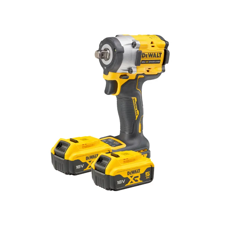 Dewalt Scaffolding Impact Wrench Kit – 2×5Ah Batteries Only 1