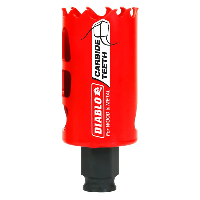 Diablo 1-1/2-Inch X 38Mm Carbide-Tipped Hole Saw – Durable Wood & Metal Drilling 1