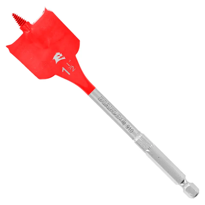 Diablo 1-1/2" X 6" Speedemon Spade Bit – Professional Wood Hole Saw Alternative 1