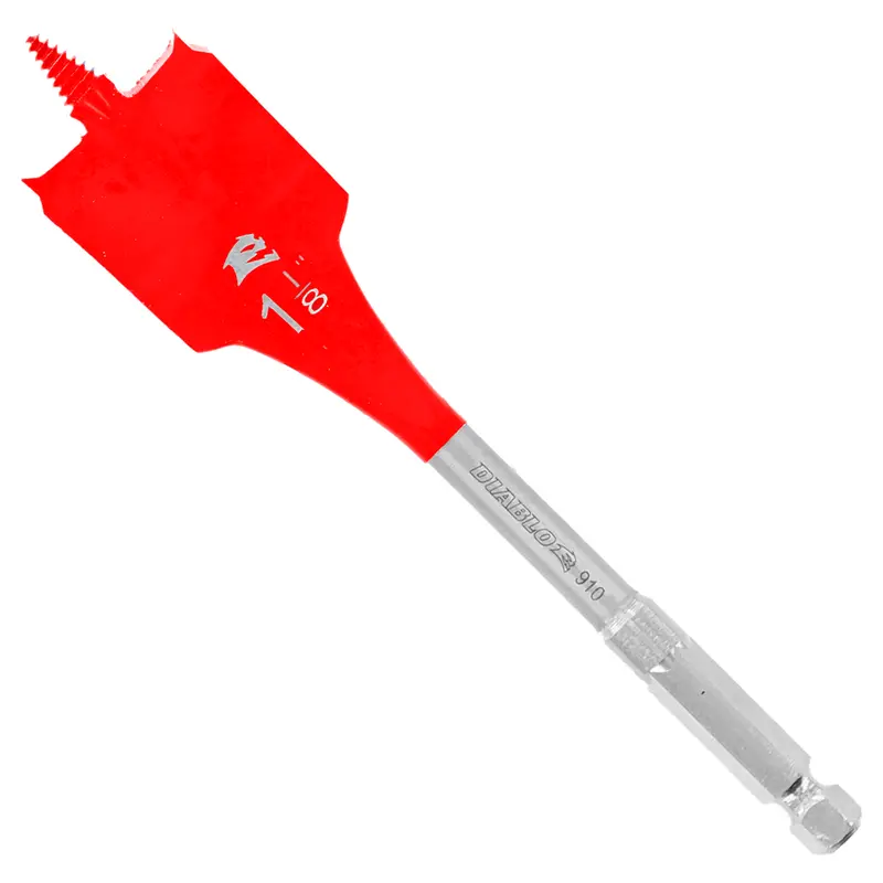 Diablo 1-1/8" X 6" Speedemon Spade Bit – Extended Wood Boring Tool 1