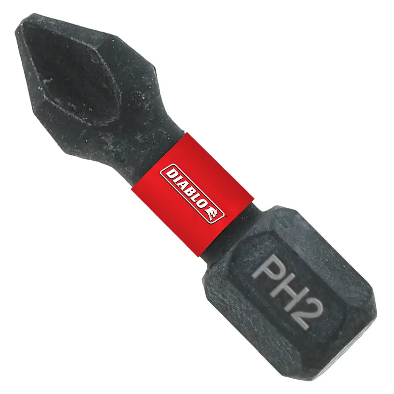 Diablo 1" #2 Phillips Drive Bit Set (2-Pack) 1