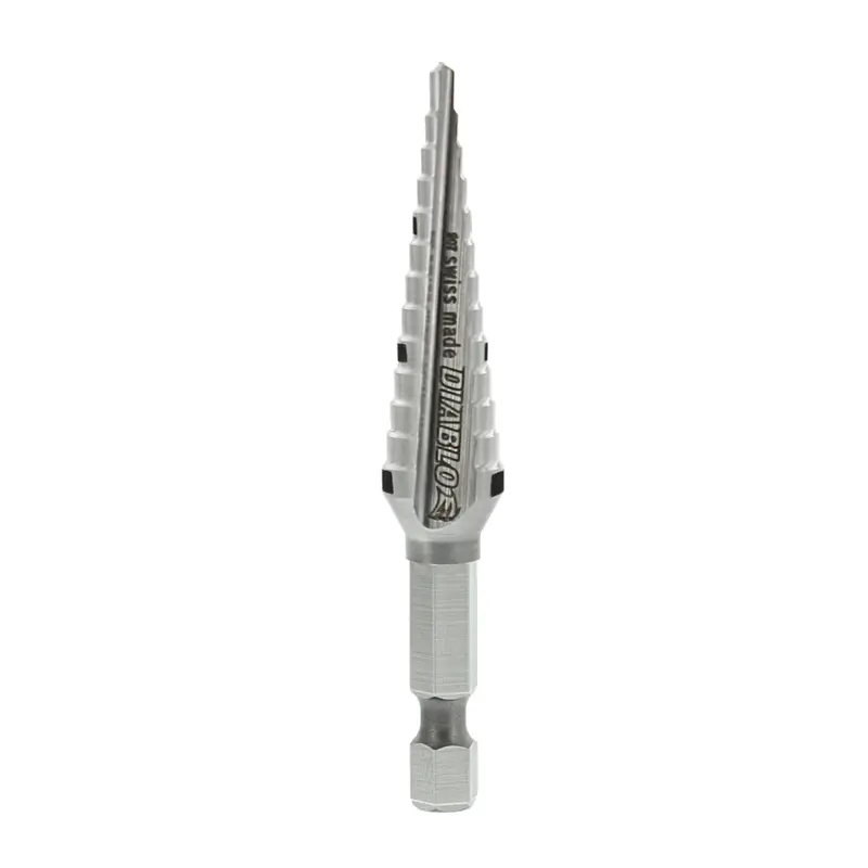 Diablo 1/4" X 1/2" 13-Step Impact Drill Bit – Heavy-Duty Step Design 1
