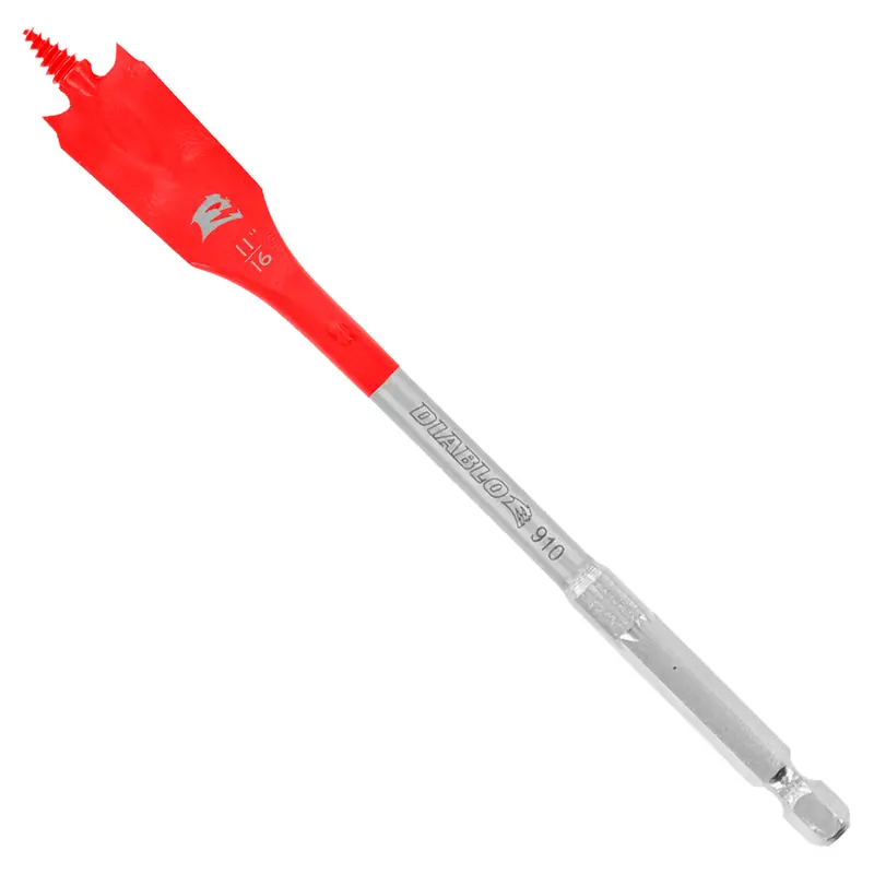 Diablo 11/16" X 6" Speedemon Spade Bit – Wide-Hole Wood Boring 1