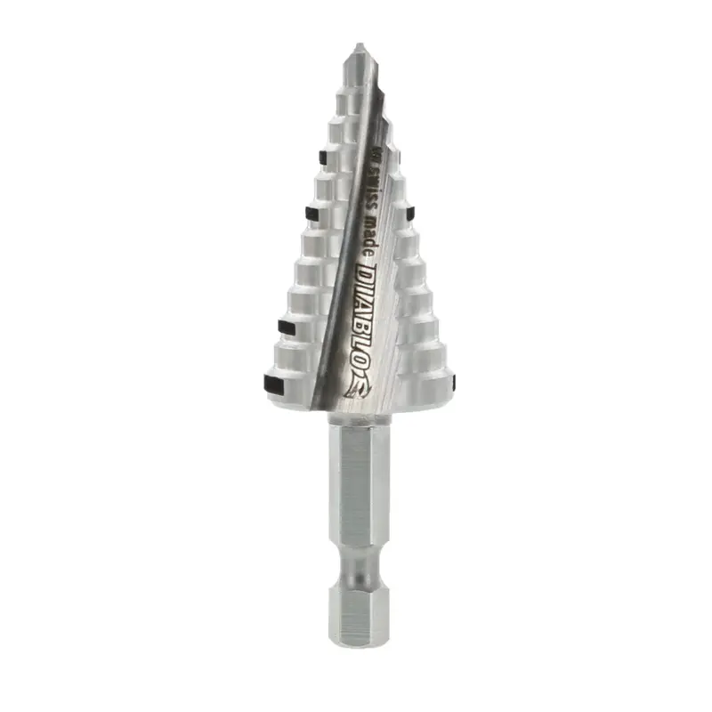 Diablo 3/8" X 7/8" 12-Step Impact Drill Bit – High-Torque Step Bit 1