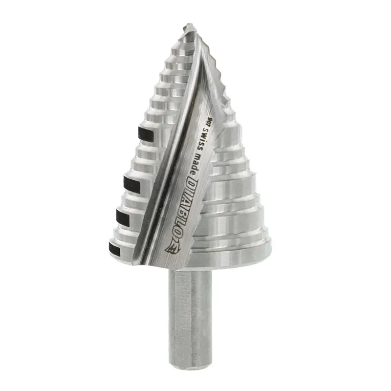 Diablo 7/8" X 1-3/8" 15-Step Impact Drill Bit – Extended-Length Step Bit 1
