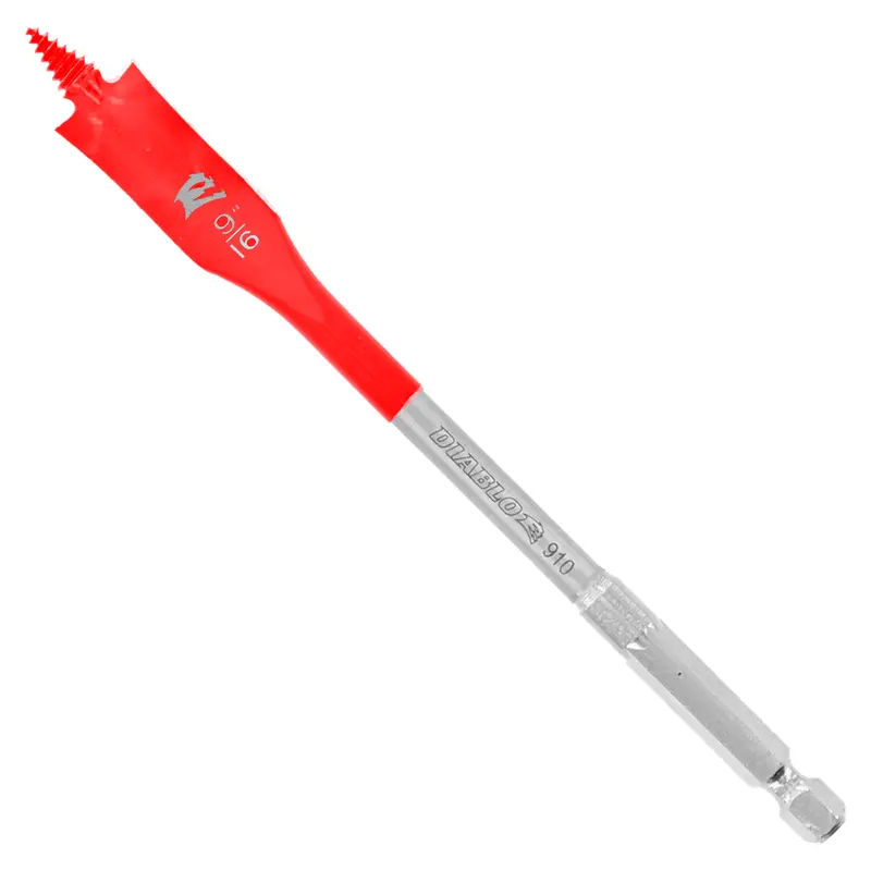 Diablo 9/16" X 6" Speedemon Spade Bit For Quick Wood Holes 1