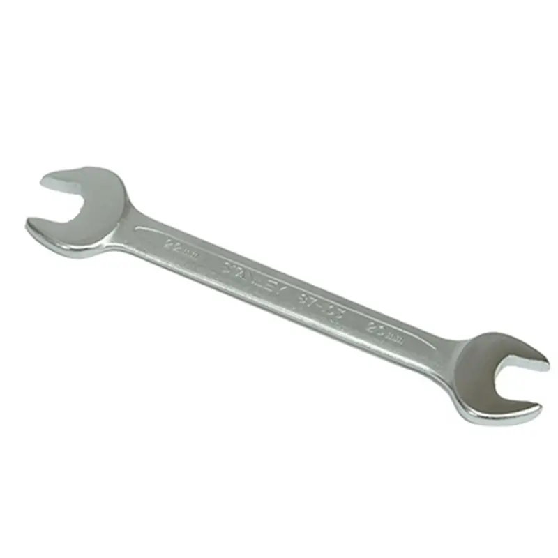 Dual-Size Flat Open-Ended Spanner: 7/16-Inch And 1/2-Inch 1