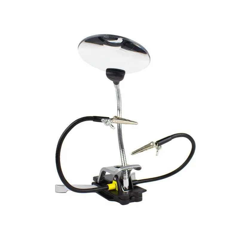 Excel Flex-Head Helping Hands With Integrated Led Magnifier Lamp 1