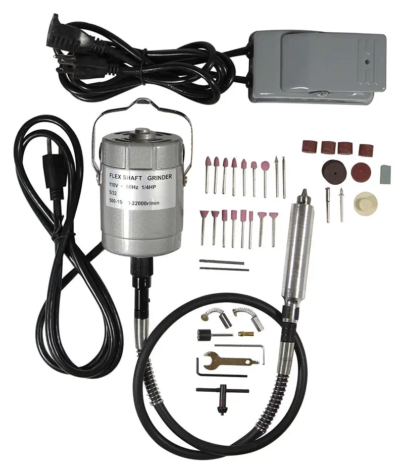 Flexible Shaft Grinder Kit – 49-Piece Accessory Set, 22,000 Rpm Max 1