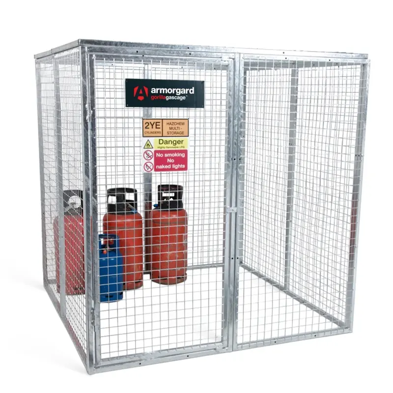 Gorilla Gas Cylinder Security Cage For Site Safety 4