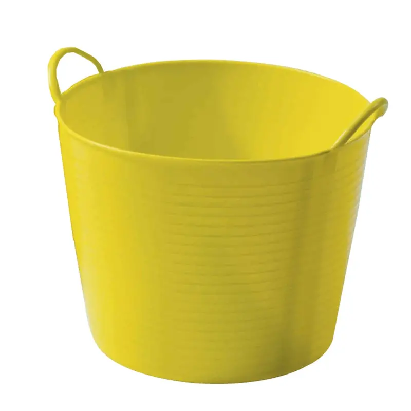 Gorilla Tub – Durable Yellow Polyethylene Storage Container 1