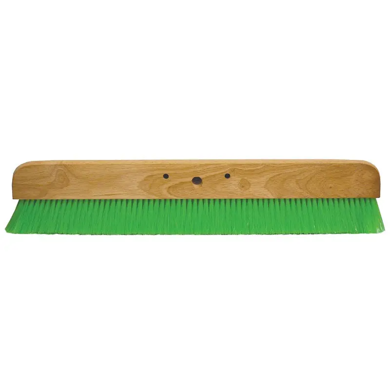 Green Nylon Bristle Concrete Finishing Broom 1