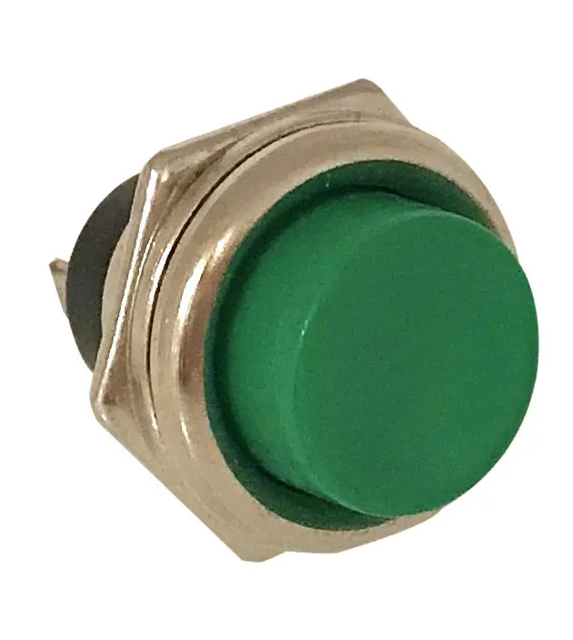 Green Spst Momentary Push Button Switch – Normally Closed (Nc) Configuration 1