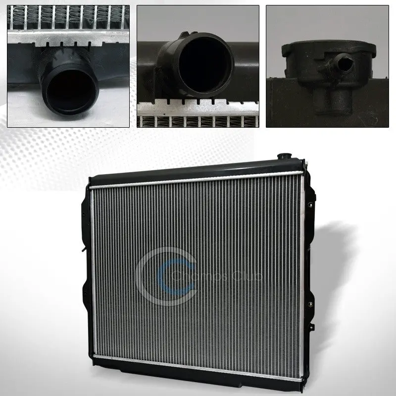 Heavy-Duty Aluminum Radiator For 2000–2006 Toyota Tundra – Engineered For 4.7L V8 (8-Cylinder) Trucks With Manual Or Automatic Transmissions 1