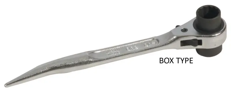 Heavy-Duty Steel Box-Style Ratchet Tool 1