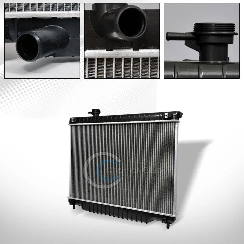 High-Capacity Aluminum Radiator For 2002–2009 Chevrolet Trailblazer & Gmc Envoy (4.2L I6) 1