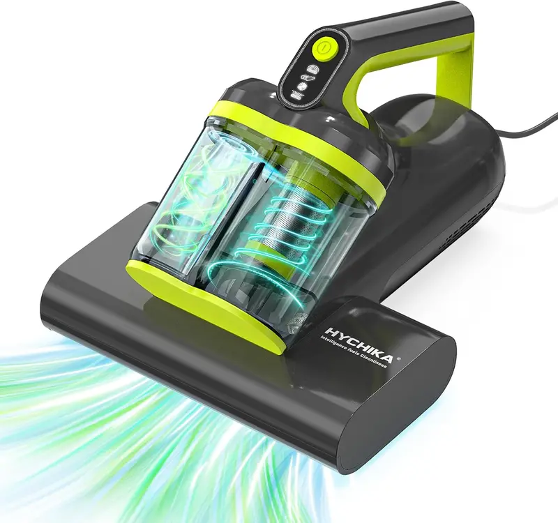 Hychika 5-In-1 Uv-C Mattress Vacuum – 16Kpa Suction + Heat & Ultrasonic Tech For Pet Hair & Allergens 1