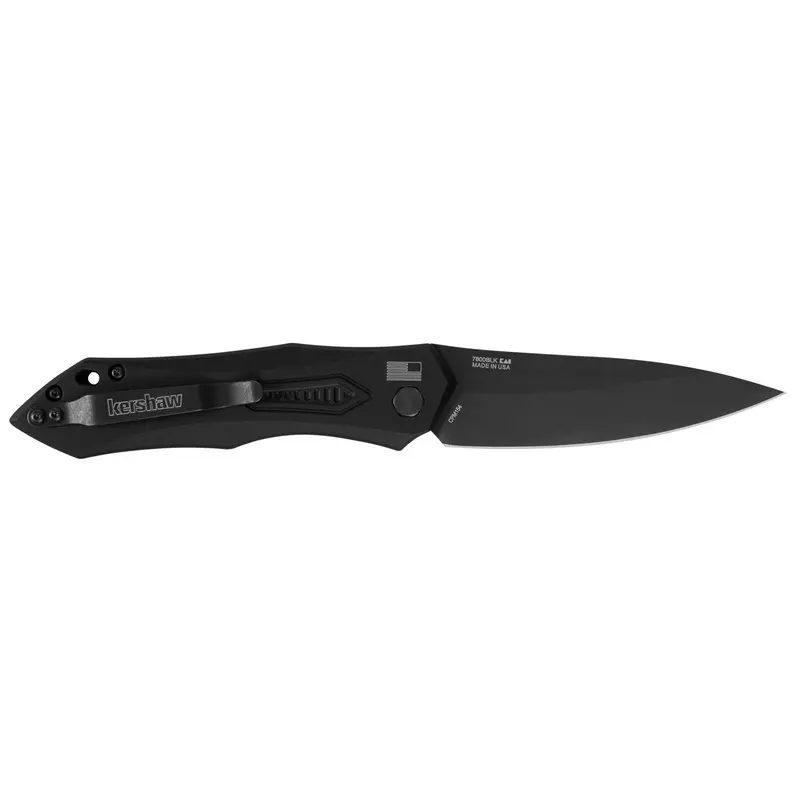 Kershaw Launch 6 Black Folding Knife – Streamlined Profile, Stainless Blade (7800Blk) 1
