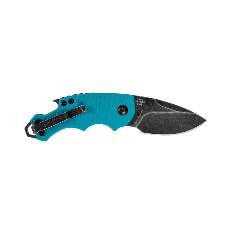 Kershaw Shuffle Teal-Blackwash Knife – Vibrant Teal Accents, Matte Blackwash Finish (8700Tealbw) 1