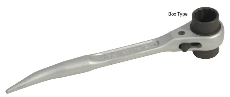 Lightweight Aluminium Box-Type Ratchet Wrench 1