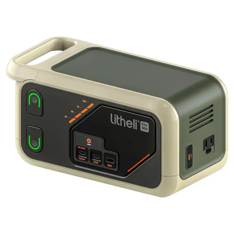 Litheli B300Se Portable Power Station – 300W Solar-Ready Off-Grid Energy Source 1