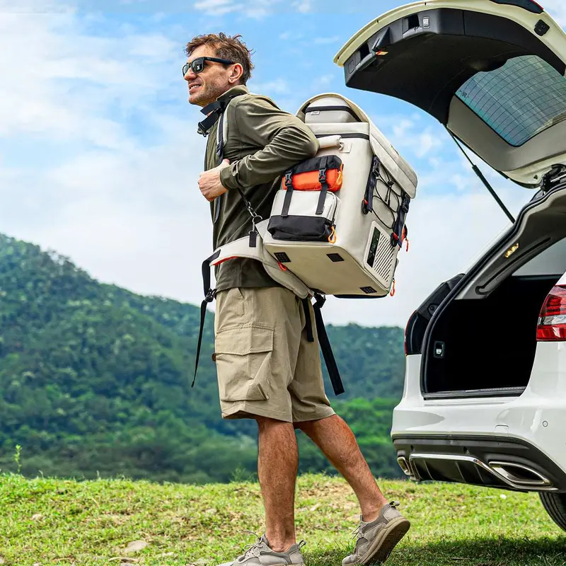 Litheli Frozenpack – Wearable Backpack Car Fridge With Integrated 4.0Ah Power Bank 2