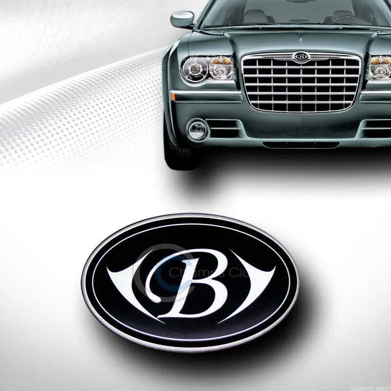 Luxury Wing-Style B-Emblem Hood Grille For 2005–2010 Chrysler 300 & 300C 1