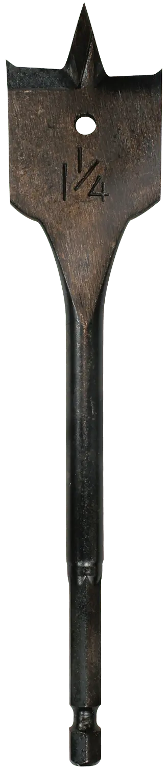 Makita 1-1/4" X 6-1/8" Spade Bit – Precision Flat Drill For Framing & Carpentry (714168-A) 1