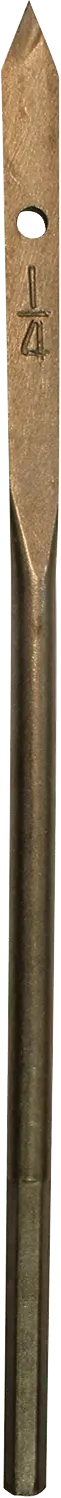 Makita 1/4" X 6" Spade Bit – Compact Flat Drill For Small-Scale Woodworking (714154-A) 1