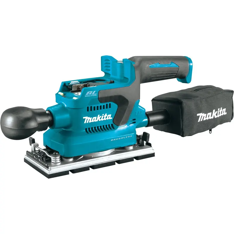 Makita 18V Lxt Brushless 1/3-Sheet Finishing Sander – Aws-Capable, Bare Tool (Xob03Z) 1