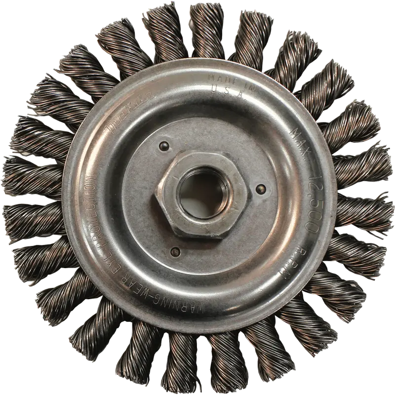 Makita 5" Knot Cable Twist Wire Wheel – 5/8"-11 Thread 1