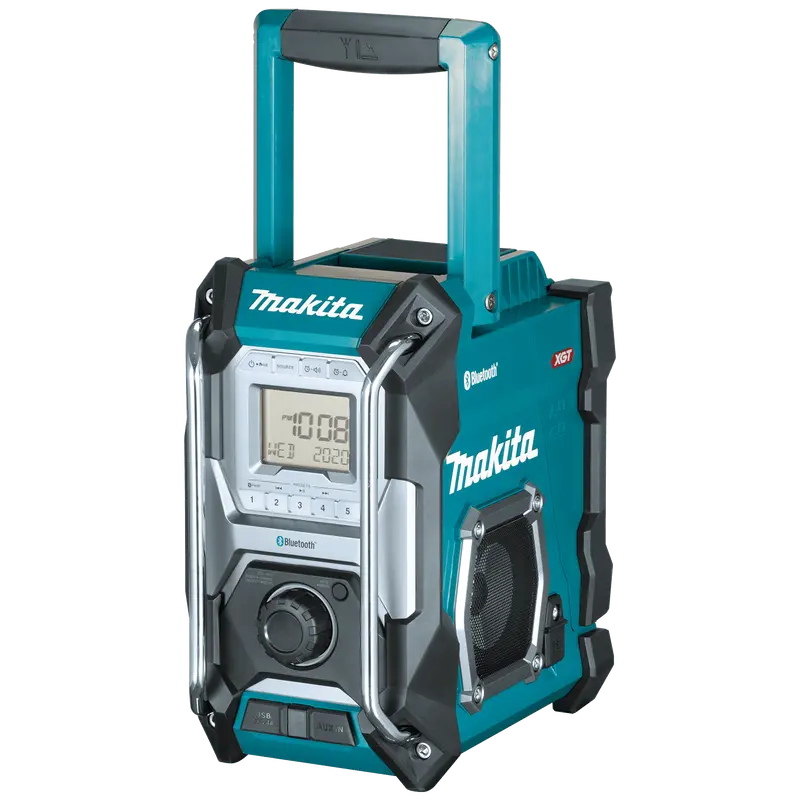 Makita Grm02 40V Xgt Bluetooth Job Site Radio – Cordless/Corded, Tool-Only 1