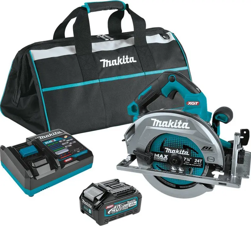Makita Gsh01M1 Xgt 40V Max Brushless 7-1/4-Inch Circular Saw Kit – Aws-Compatible, 4.0Ah Battery Included 1