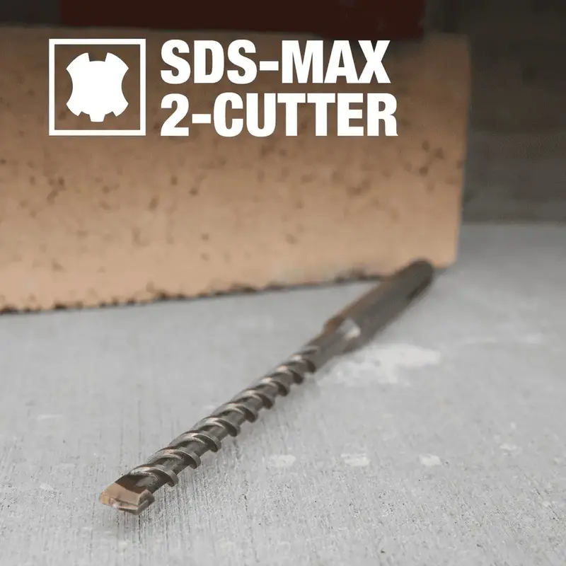 Makita Sds-Max Carbide Drill Bit – 1/2" Diameter × 21" Length, Dual-Cutter Build 1