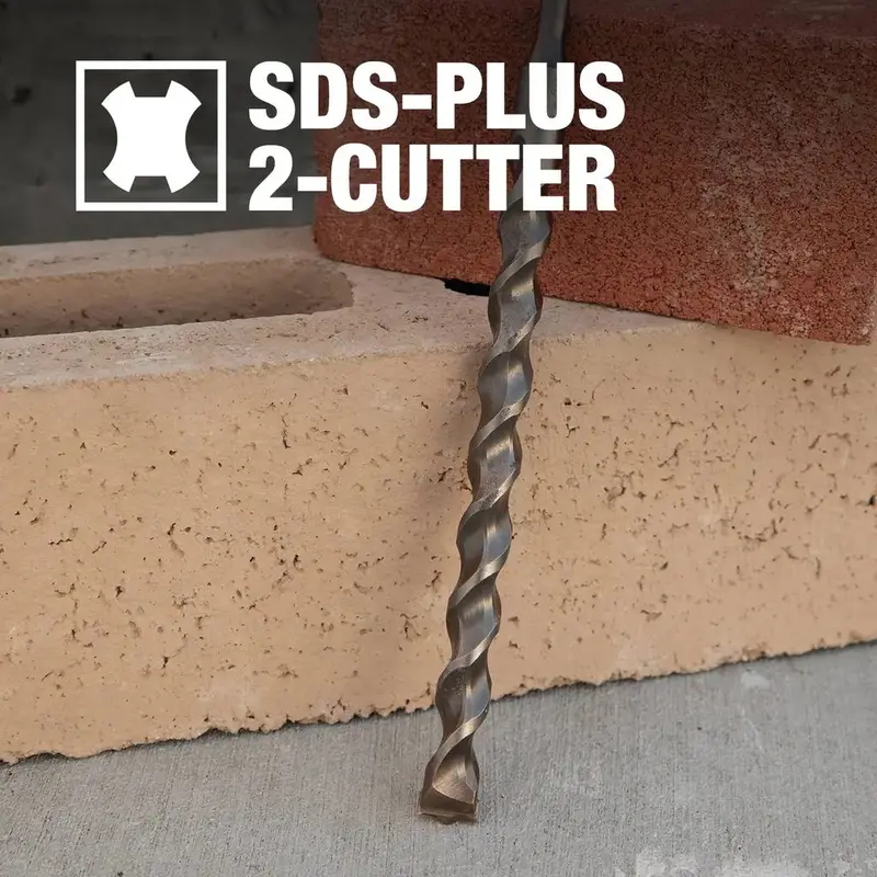 Makita Sds-Plus Carbide Drill Bit – 3/4" Diameter × 12" Length, Dual-Cutter Format 1