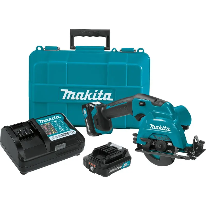 Makita Sh02R1-R Cxt® 12V 3-3/8" Circular Saw Kit – Includes 2.0Ah Battery, Factory-Reconditioned 1