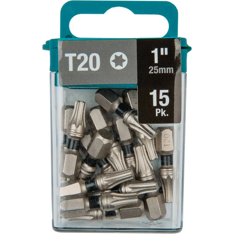Makita T-04977 Impact Xps T20 Torx Insert Bit — 1-Inch Length, 15-Pack 1