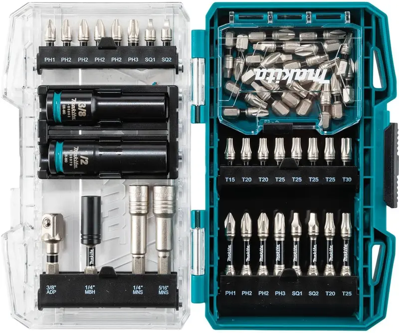 Makita T-05941 Impact Xps 50-Piece Driving & Fastening Bit Kit 1