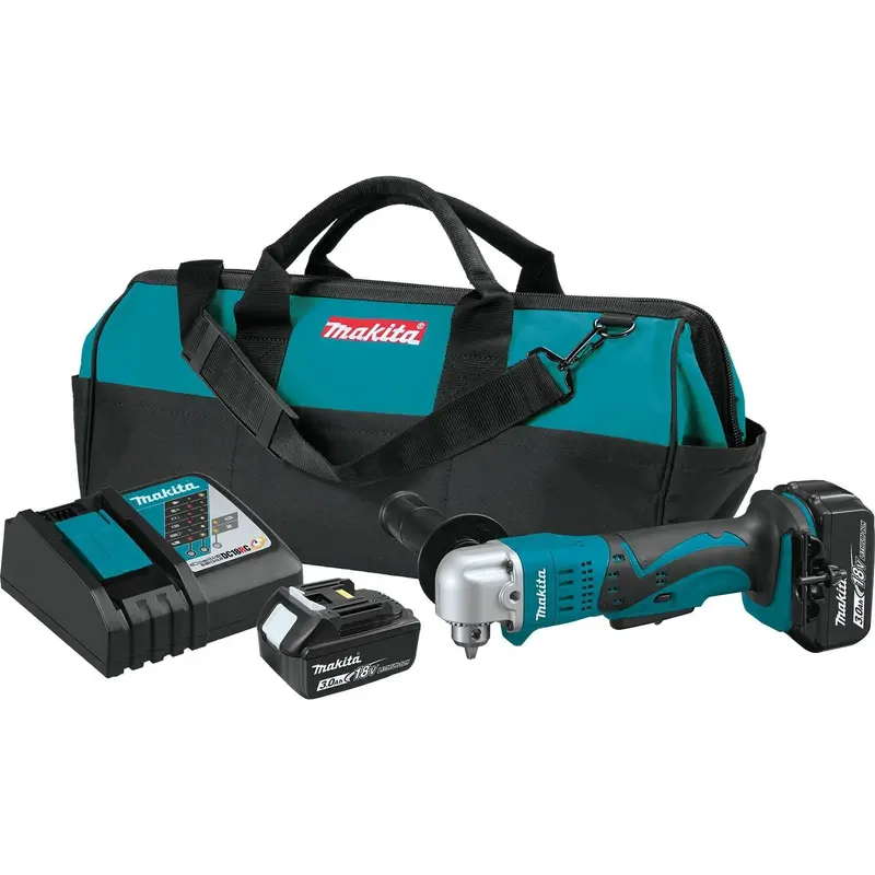 Makita Xad01-R 18V Lxt Brushless 3/8" Angle Drill Kit – 3.0Ah Battery, Refurbished 1