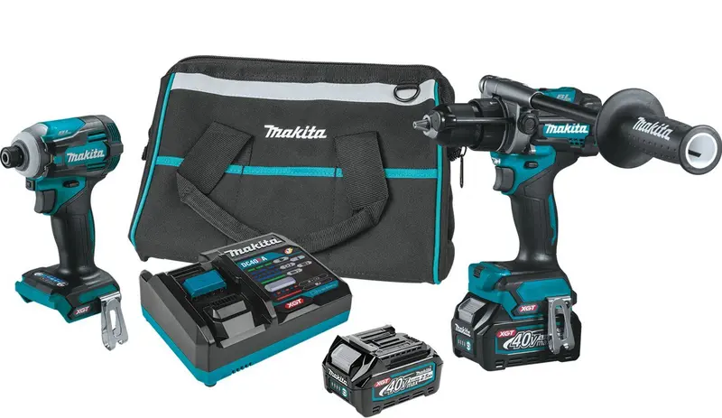 Makita Xgt 40V Max Brushless 2-Piece Combo Kit – Includes 2.5Ah Batteries (Factory Refurbished) 1