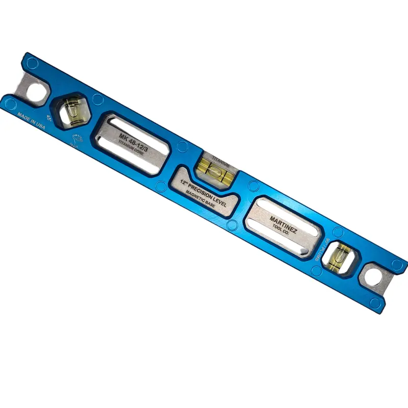 Martinez Tools 12-Inch Titanium Top-View Spirit Level 2