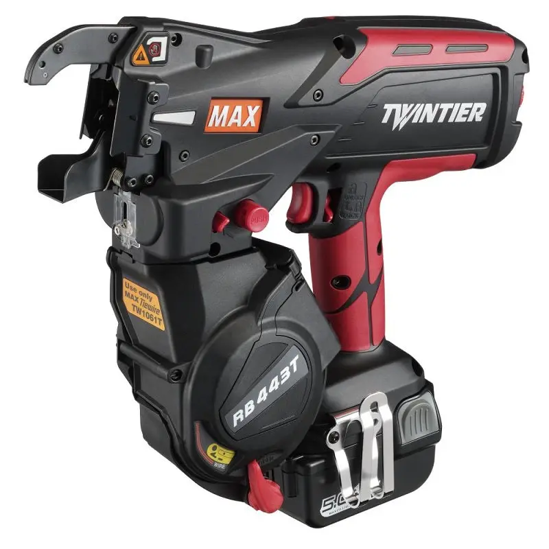 Max Twintier Rebar Tying Tool – Dual-Wire Fastening System (Rb443T) 1