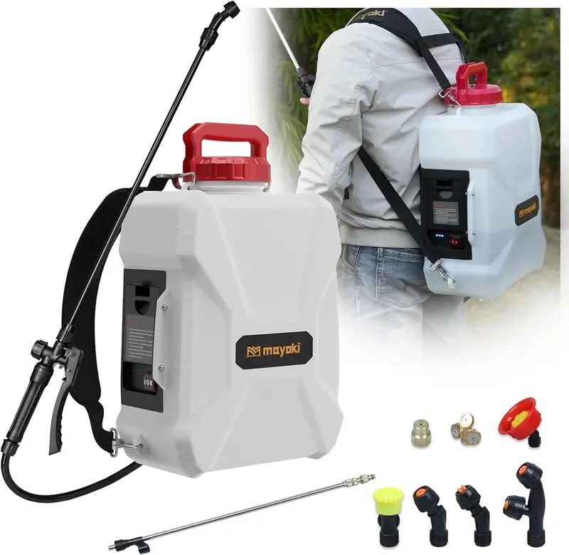 Mellif 12L Cordless Backpack Sprayer For Milwaukee 18V Batteries 1